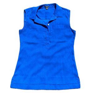 Ann Taylor Petite Women's XS Blue Blouse